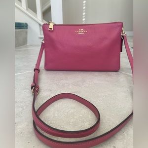 Authentic USED Coach Lyla Crossbody Peony Pink